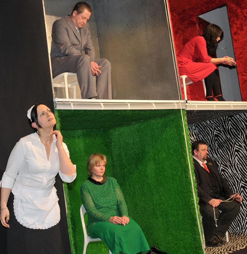 Mr. Martin, Mrs. Martin, Dienstm&auml;dchen, Mrs. Smith, Mr.Smith