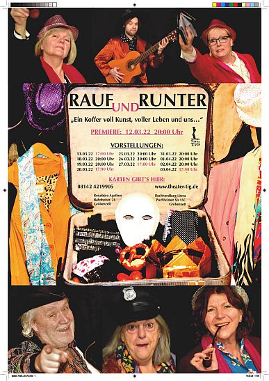 Plakat f&uuml;r "Revue &ndash; Rauf und Runter"