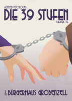 Flyer f&uuml;r "Die 39 Stufen"